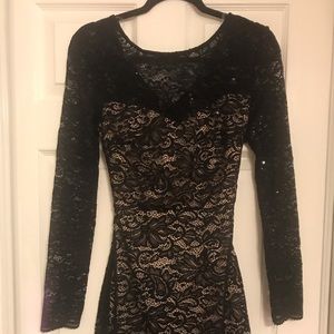 Black&Cream Lace Dress